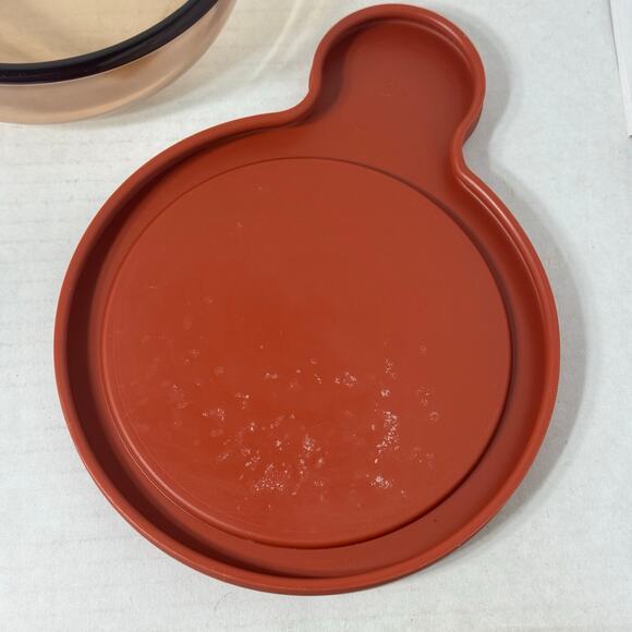 Vintage Corning Visions Amber Glass Heat 'n' Eat Dish w/ Lid V 150 PC - Picture 5 of 8